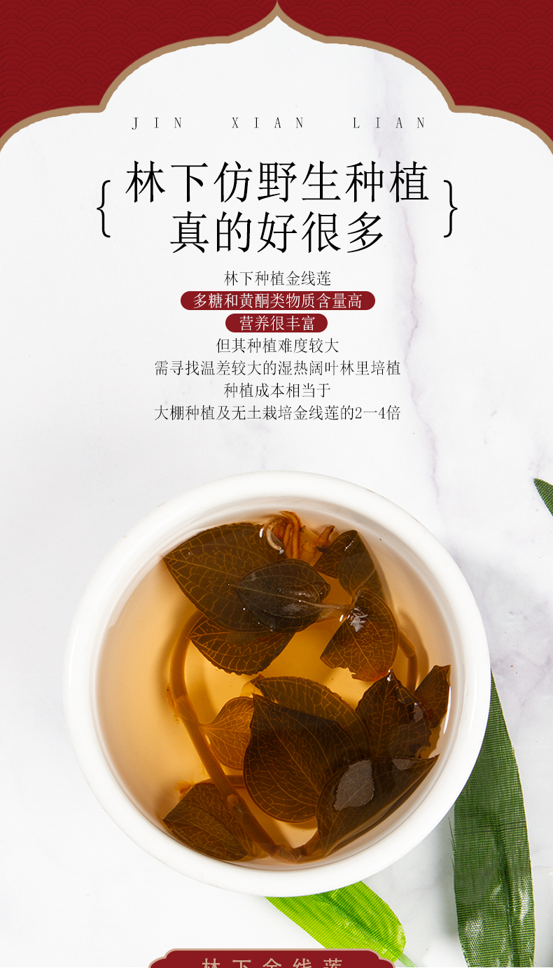 福建南靖金線(xiàn)蓮干品